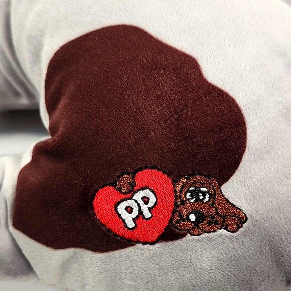 Hasbro 18" Pound Puppies Plush - Grey with Brown spots - Picture 8 of 16